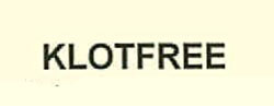 Klotfree Device mark 2372693 Trademark