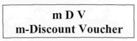 M D V M-discount Voucher Device mark 2373408 Trademark
