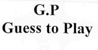 G.p Guess To Play Device mark 2383027 Trademark