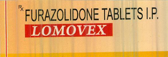 Furazolidone Tablets I.p. Lomovex Device mark 2418474 Trademark