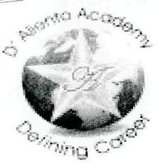 D' Aliento Academy (device Of Globe & Star) Device mark 2429236 Trademark