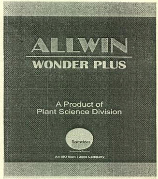 Allwin Wonder Plus Device mark 2437912 Trademark
