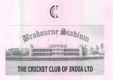 Brabourne Stadium The Cricket Club Of India Ltd Device mark 2462488 Trademark