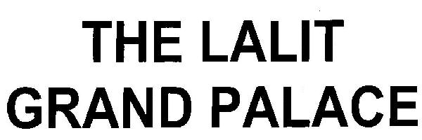 The Lalit Grand Palace (device) Device mark 2469800 Trademark