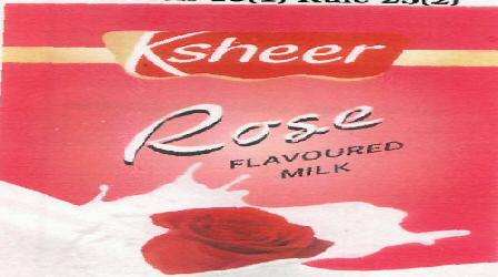 Ksheer Rose (label) Device mark 2477768 Trademark