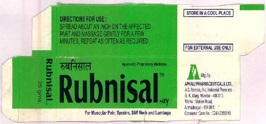 Rubnisal-ay Device mark 2489659 Trademark