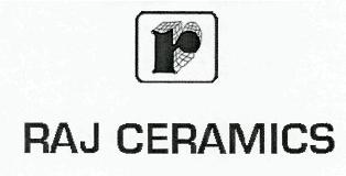 R Raj Ceramics (device) Device mark 2495743 Trademark