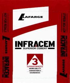 Lafarge Infracem Superior Cement(device) Device mark 2504549 Trademark