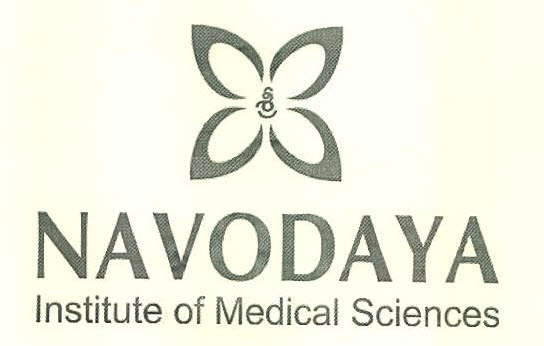Navodaya Institute Of Medical Sciences Device mark 2522414 Trademark