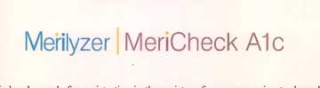 Merilyzer Mericheck A1c Device mark 2529424 Trademark