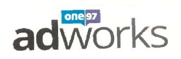 One 97 Adworks (label) Device mark 2554667 Trademark