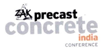 Zak Precast Concrete India Conference Device mark 2564277 Trademark