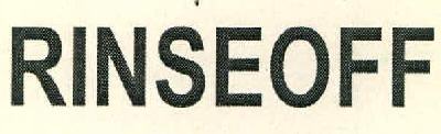 Rinseoff Device mark 2574903 Trademark