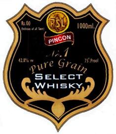 Psl Pincon Pure Grain Select Whisky(device) Device mark 2584689 Trademark