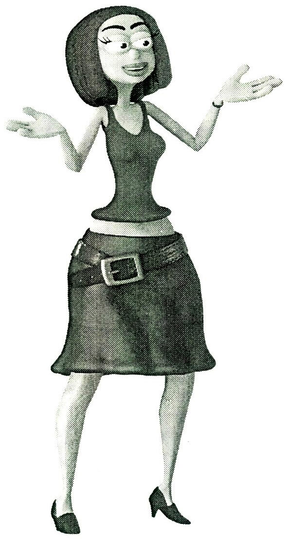 Cartoon "daughter" (device) Device mark 2590573 Trademark