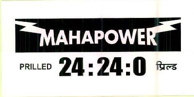 Mahapower Prilled 24:24:0 Device mark 2601628 Trademark