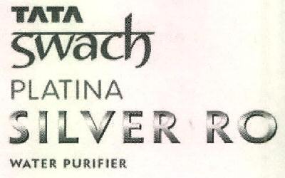 Tata Swach Platina Silver Ro Water Purifier Device mark 2623414 Trademark