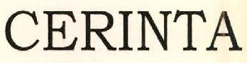 Cerinta Device mark 2627031 Trademark