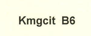 Kmgcit B6 Device mark 2630229 Trademark