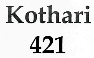 Kothari 421 Device mark 2633510 Trademark