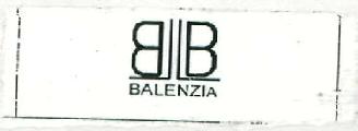 Balenzia (label) Device mark 2643803 Trademark