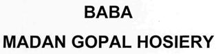 Baba Madan Gopal Hosiery Device mark 2645257 Trademark