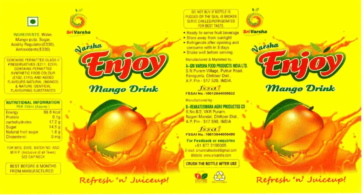 Enjoy Mango Drink Device mark 2675598 Trademark
