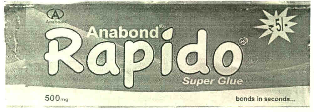 Anabond Rapido Super Glue Device mark 2684992 Trademark