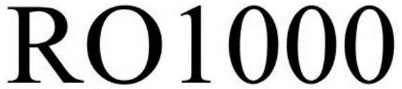 Ro 1000 Device mark 2718325 Trademark