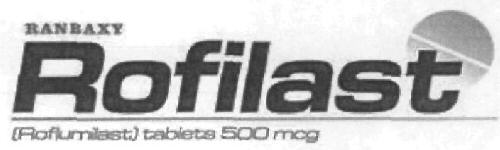 Rofilast (label) Device mark 2728783 Trademark