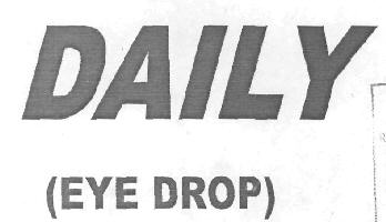 Daily (eye Drop) (device) Device mark 2737435 Trademark