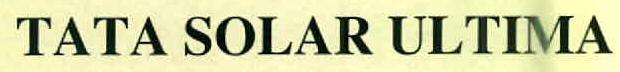 Tata Solar Ultima Device mark 2737484 Trademark
