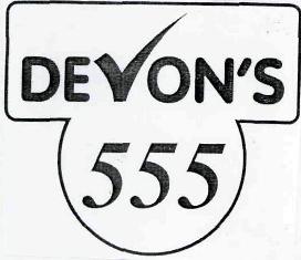 Devon's 555, Device Of Rectangle & Circle Intersecting Each Other Device mark 2744515 Trademark