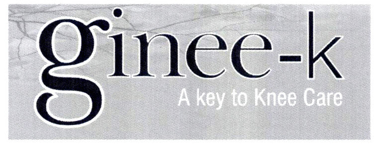 Ginee-k A Key To Knee Care Device mark 2760203 Trademark