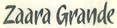 Zaara Grande Device mark 2776395 Trademark