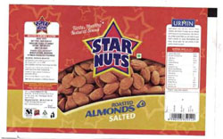 Star Nuts With Device Of Almonds Device mark 2776840 Trademark