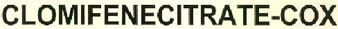 Clomifenecitrate-cox Device mark 2805488 Trademark