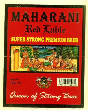 Maharani Red Lable Super Strong Premium Beer Device mark 2812516 Trademark