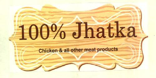 100% Jhatka Chicken & All Other Meat Products Device mark 2824440 Trademark