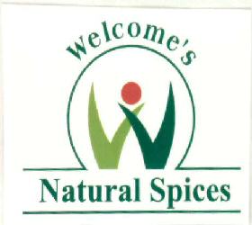 Welcome's Natural Spices Device mark 2834573 Trademark