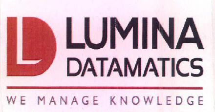 L Lumina Datamatics We Manage Knowledge Device mark 2843532 Trademark