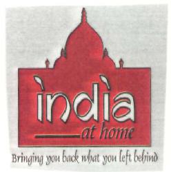 India At Home Device mark 2850794 Trademark