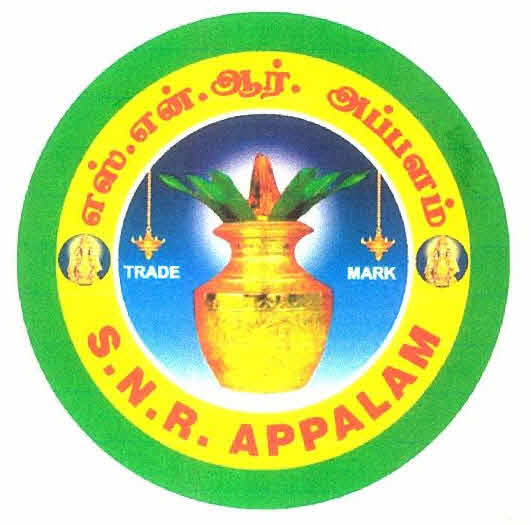 S.n.r Appalam Device mark 2852566 Trademark