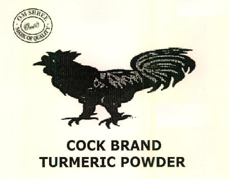 Cock Brand Turmeric Powder (device Of Cock) Device mark 2863325 Trademark