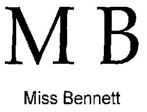 Mb Miss Bennett Device mark 2921105 Trademark