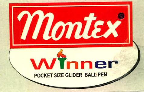 Montex Winner Pocket Size Glider Ball Pen Device mark 2927355 Trademark