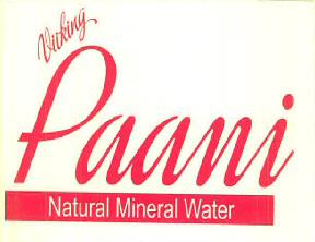 Viiking Paani Natural Mineral Water Device mark 2942697 Trademark