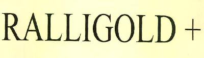 Ralligold + Device mark 2957992 Trademark