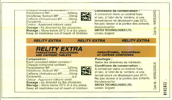 Relity Extra Device mark 2997848 Trademark