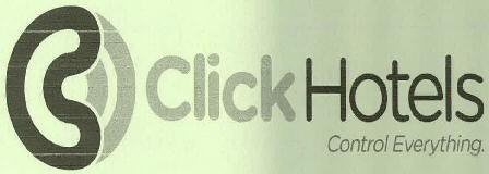 Click Hotels Control Everything. Device mark 3028778 Trademark